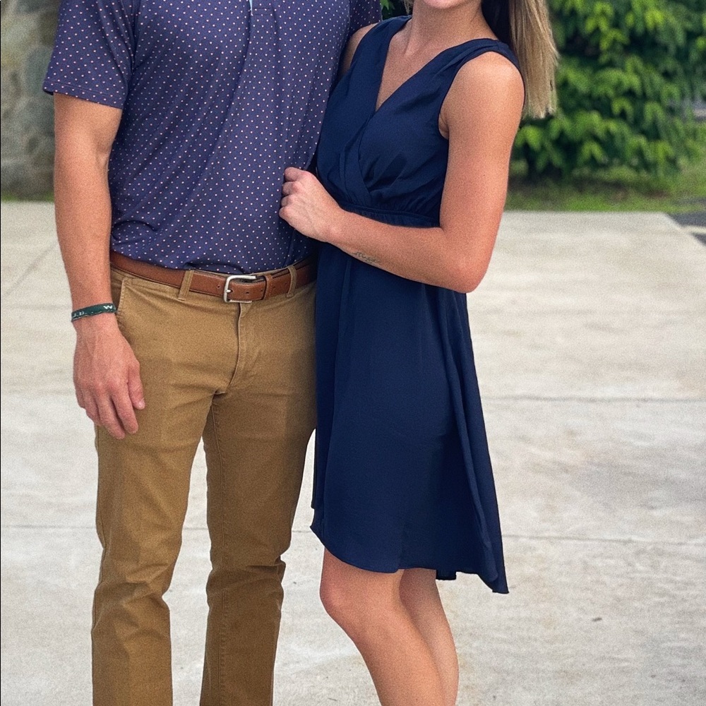 Tahari- Navy Dress